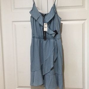 Express brand Light blue soft denim like sundress